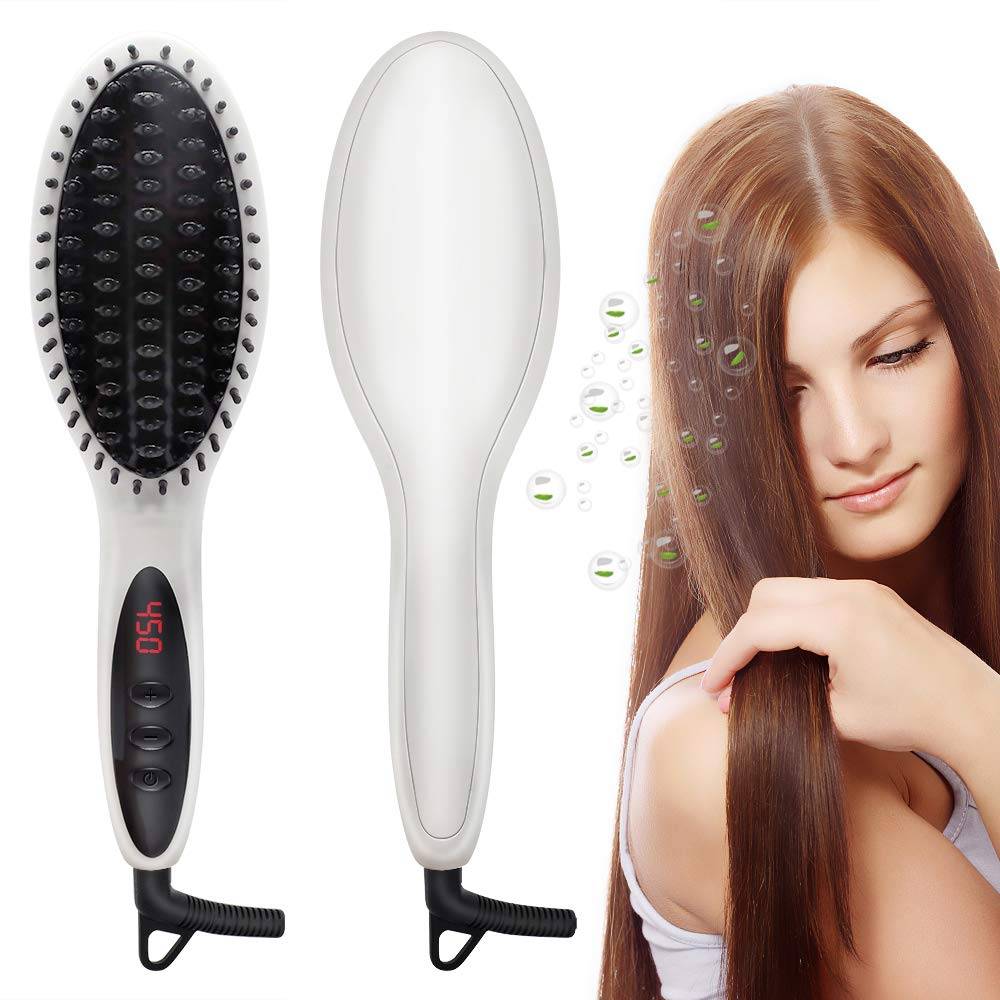 Hair-Straightener-Brush--Pobec-Mental-Ceramic-Heating-LED