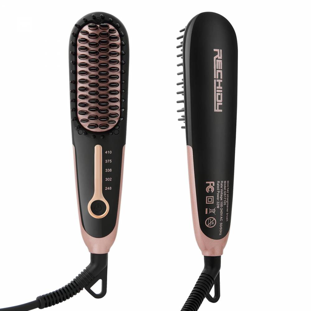 Hair-Straightener-Brush-Enhanced Faster-Heating-Ceramic-Hair Straight