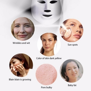 7 Color LED Face Mask Photon Light Therapy Rejuvenation