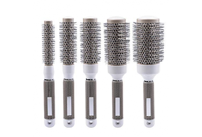 5pcs-Round-Hair-Brush-Set-Ionic-Thermal-Hair-Brush-Detangling