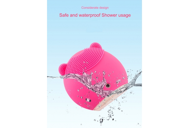 Waterproof Electric Silicone Facial Cleansing Brush