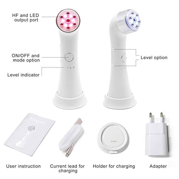 Facial RF Radio Frequency LED Photon Device