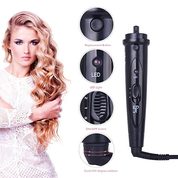 5-in-1-Curling-Iron-Wand-Set