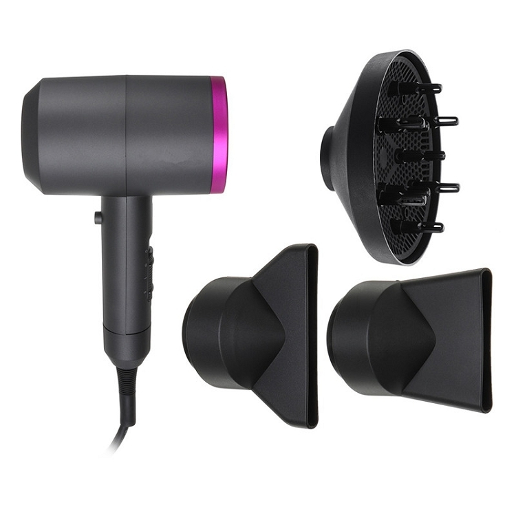 1400W Ionic Hair Dryer Constant Temperature Hammer Negative Professional Hairdryers Hair Care Hair Dryers with Diffuser