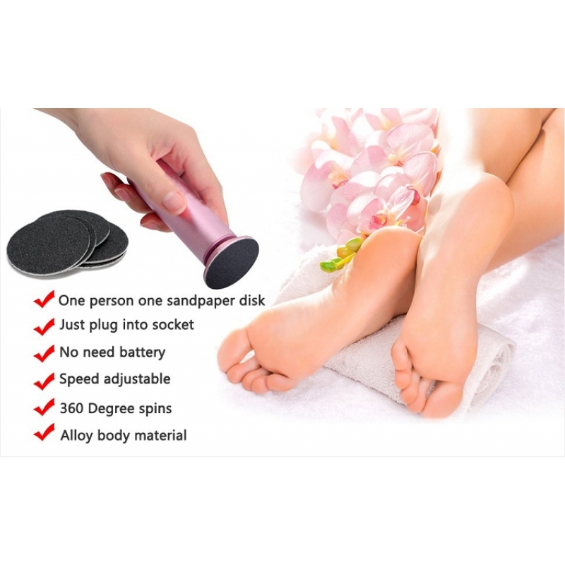Electronic-Foot-File-With-Replacement-Pedicure-Foot-Care